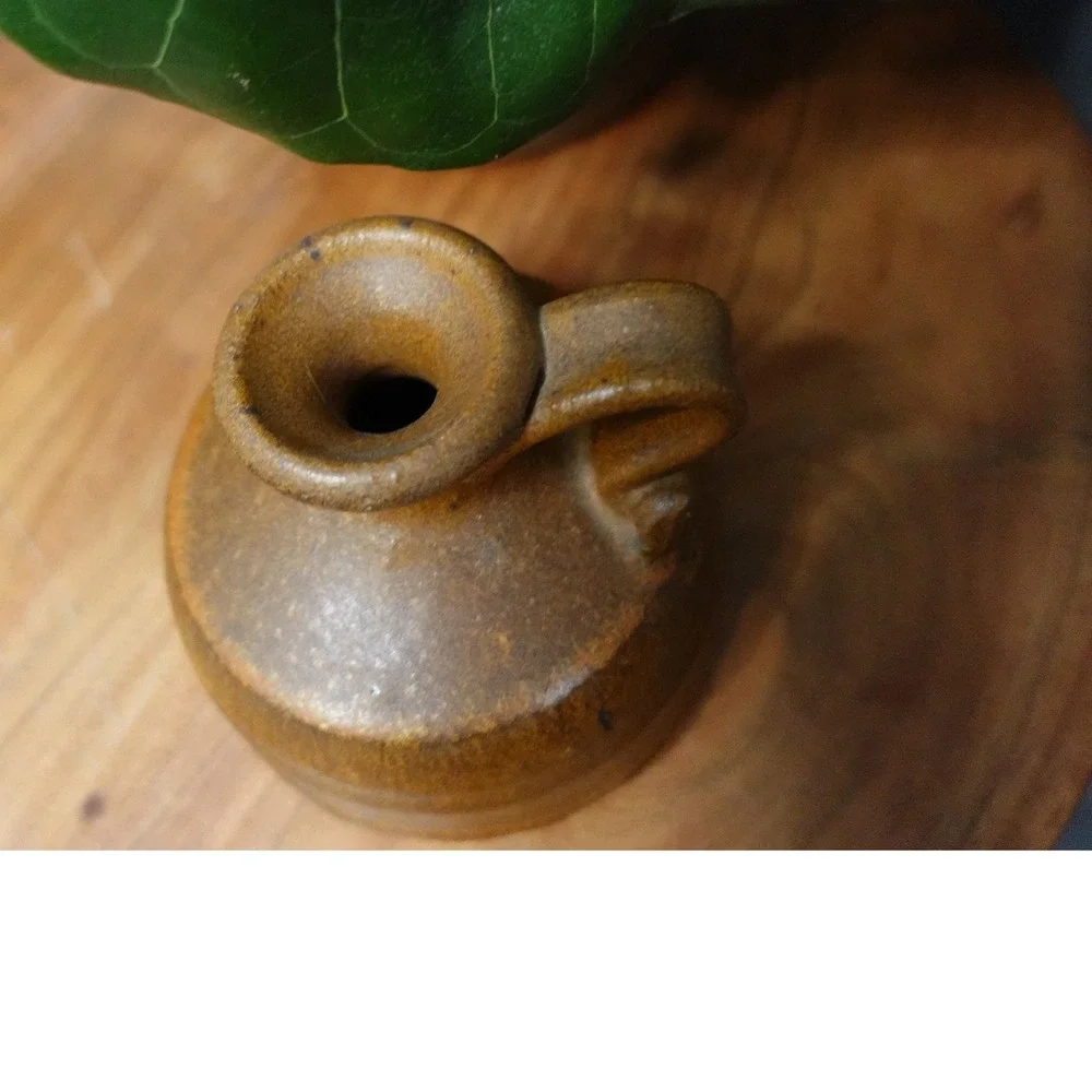 Handmade Ceramic Pitcher Small Vintage‎ Rustic Pottery Jug